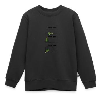 Mathematician Christmas Gifts - Kids Premium Organic Sweatshirt - black - Front - AI Model Kid Female (0cm)