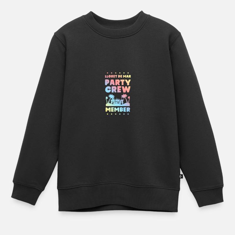 Lloret De Mar Party Crew - Sweat Premium enfant bio - noir