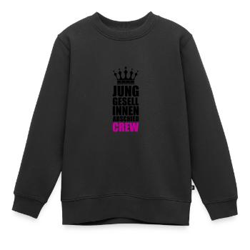 Junggesellinnenabschied Crew - Kinder Premium Organic Sweatshirt - Schwarz - Vorne - AI Model Kid Female (0cm)