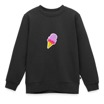 Sommer - Kinder Premium Organic Sweatshirt - Schwarz - Vorne - AI Model Kid Female (0cm)