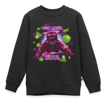 SOS Fantômes Trop Cool Pour Zuul - Sweat Premium enfant bio - noir - Devant - AI Model Kid Female (0cm)
