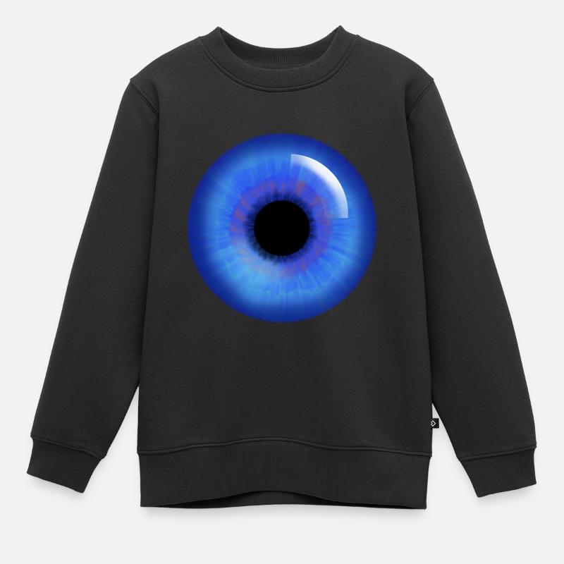Eye see you - Sweat Premium enfant bio - noir