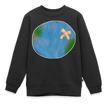 Protection du climat conservation de la nature - Sweat Premium enfant bio - noir - Devant - AI Model Kid Female (0cm)