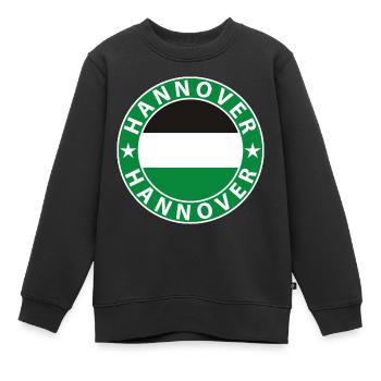 Hanovre - Sweat Premium enfant bio - noir - Devant - AI Model Kid Female (0cm)