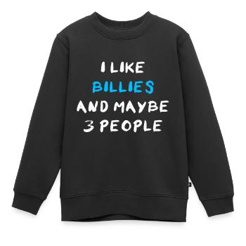 Gamelle - Sweat Premium enfant bio - noir - Devant - AI Model Kid Female (0cm)