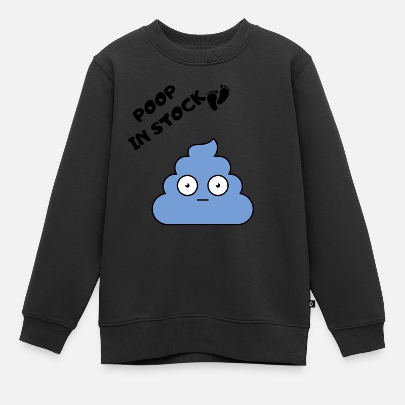 Poo - Kinder Premium Organic Sweatshirt - undefined