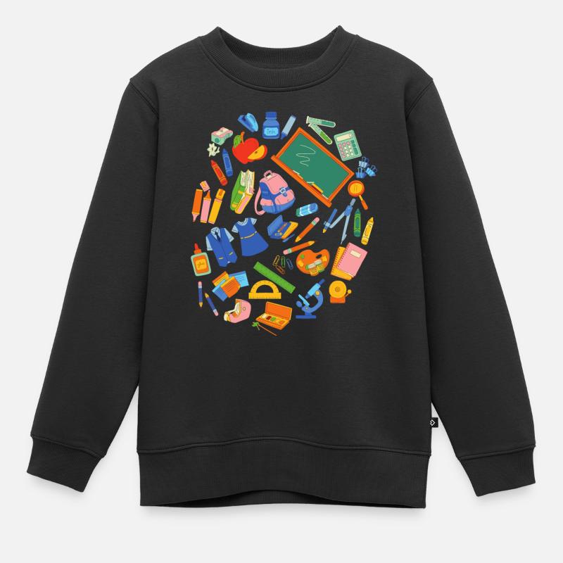 Écolier - Sweat Premium enfant bio - noir