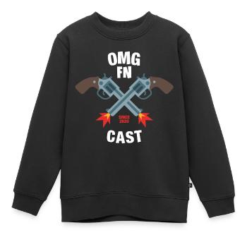 Wettkampf Omg Fn Cast - Kinder Premium Organic Sweatshirt - Schwarz - Vorne - AI Model Kid Female (0cm)