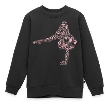 Turnerin Rhythmische Sportgymnastik Kunstturnen - Kinder Premium Organic Sweatshirt - Schwarz - Vorne - AI Model Kid Female (0cm)