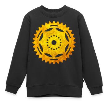 Fahrrad - Kinder Premium Organic Sweatshirt - Schwarz - Vorne - AI Model Kid Female (0cm)