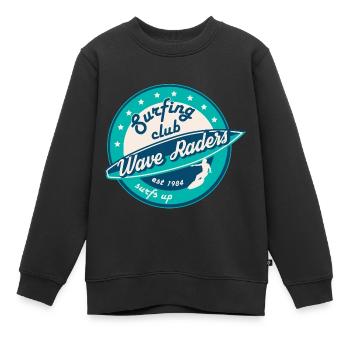 Wassersport - Kinder Premium Organic Sweatshirt - Schwarz - Vorne - AI Model Kid Female (0cm)