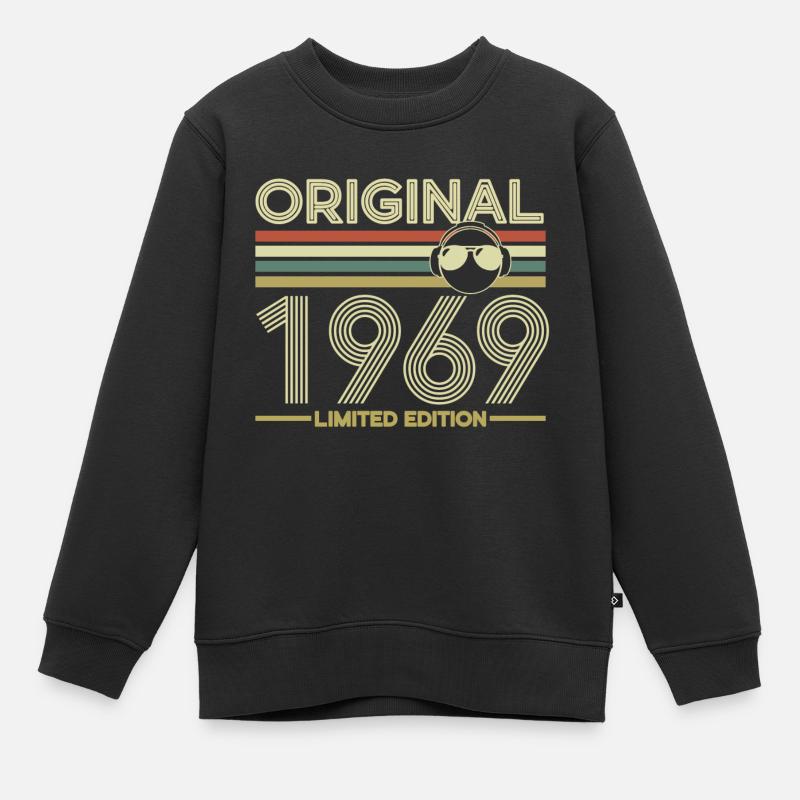 1969 - Kinder Premium Organic Sweatshirt - Schwarz