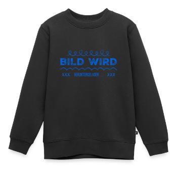 Bild wird heruntergeladen - Kinder Premium Organic Sweatshirt - Schwarz - Vorne - AI Model Kid Female (0cm)