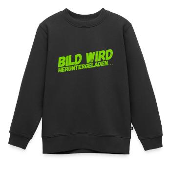 das Bild wird heruntergeladen - Kinder Premium Organic Sweatshirt - Schwarz - Vorne - AI Model Kid Female (0cm)