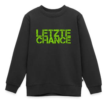 letzte Chance - Kinder Premium Organic Sweatshirt - Schwarz - Vorne - AI Model Kid Female (0cm)