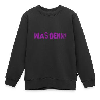 gibt es denn Probleme? - Kinder Premium Organic Sweatshirt - Schwarz - Vorne - AI Model Kid Female (0cm)
