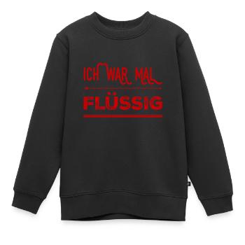 mein Geld ist weg - Kinder Premium Organic Sweatshirt - Schwarz - Vorne - AI Model Kid Female (0cm)