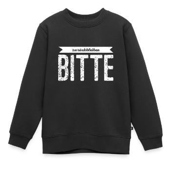 Vorsicht bei der Abfahrt - Kinder Premium Organic Sweatshirt - Schwarz - Vorne - AI Model Kid Female (0cm)