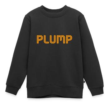 ich bin schwerfällig - Kinder Premium Organic Sweatshirt - Schwarz - Vorne - AI Model Kid Female (0cm)