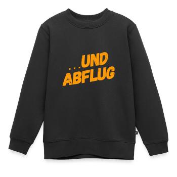 ab geht die Post - Kinder Premium Organic Sweatshirt - Schwarz - Vorne - AI Model Kid Female (0cm)