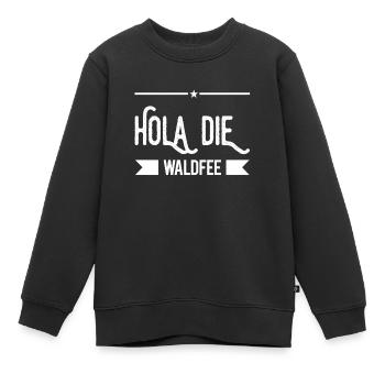 das ist stark - Kinder Premium Organic Sweatshirt - Schwarz - Vorne - AI Model Kid Female (0cm)