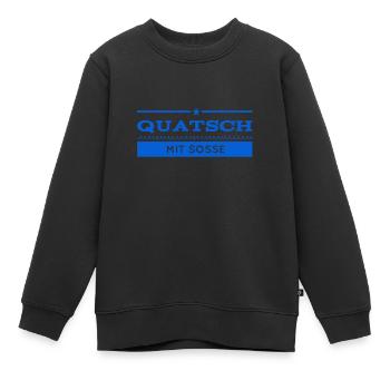 Unfug - Kinder Premium Organic Sweatshirt - Schwarz - Vorne - AI Model Kid Female (0cm)