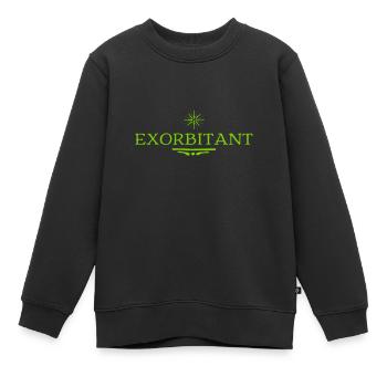 Je suis génial - Sweat Premium enfant bio - noir - Devant - AI Model Kid Female (0cm)