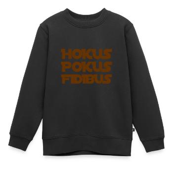 ich bin ein Zauberer - Kinder Premium Organic Sweatshirt - Schwarz - Vorne - AI Model Kid Female (0cm)