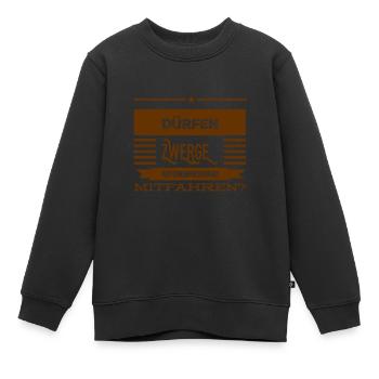 Zwerge fahren Riesenrad - Kinder Premium Organic Sweatshirt - Schwarz - Vorne - AI Model Kid Female (0cm)