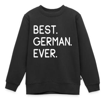 Meilleur allemand de tous les temps Bester Deutscher Staatsbürger - Sweat Premium enfant bio - noir - Devant - AI Model Kid Female (0cm)
