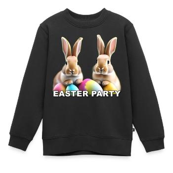 Parti - Sweat Premium enfant bio - noir - Devant - AI Model Kid Female (0cm)