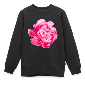 Flower Princess Alexandra of Kent Rose - Kids Premium Organic Sweatshirt - black - Front - AI Model Kid Female (0cm)