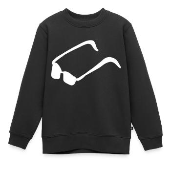 Lunettes de soleil Lunettes Nerd - Sweat Premium enfant bio - noir - Devant - AI Model Kid Female (0cm)