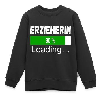 Erzieherin Ausbildung - Kinder Premium Organic Sweatshirt - Schwarz - Vorne - AI Model Kid Female (0cm)