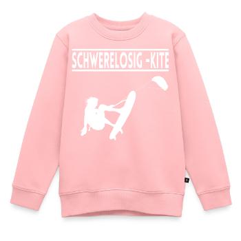 Schwerelosigkeit Kitesurfen Kiten für Kiter - Kinder Premium Organic Sweatshirt - Rosa - Vorne - AI Model Kid Female (0cm)