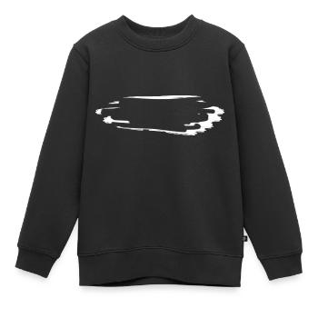 strich symbol risse - Kinder Premium Organic Sweatshirt - Schwarz - Vorne - AI Model Kid Female (0cm)