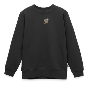 Foodbox asiatique - Sweat Premium enfant bio - noir - Devant - AI Model Kid Female (0cm)