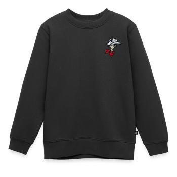 Lucky Luke Stick-Design - Kinder Premium Organic Sweatshirt - Schwarz - Vorne - AI Model Kid Female (0cm)