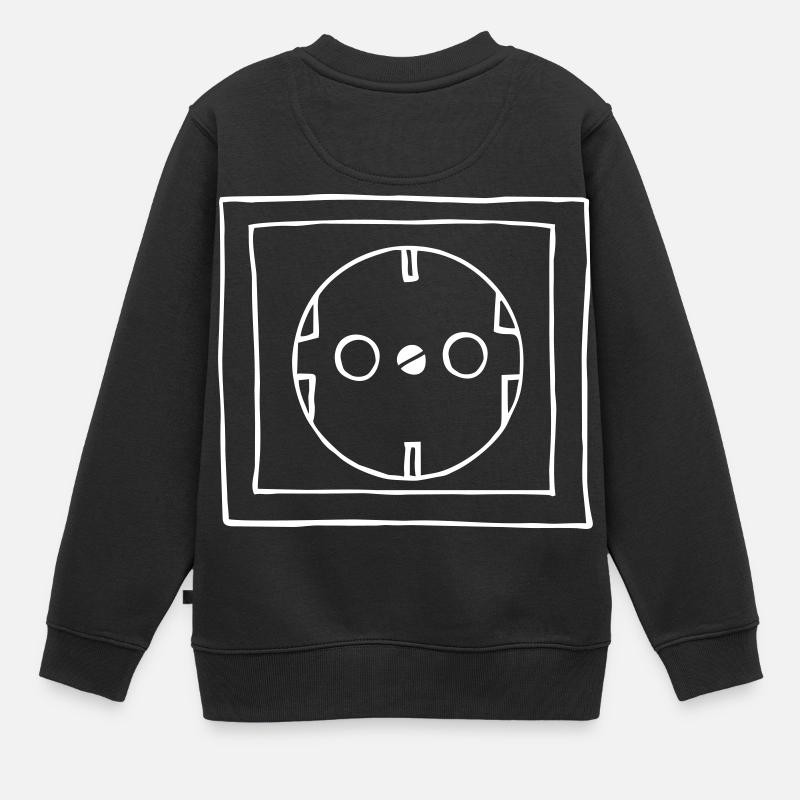 douille - Sweat Premium enfant bio - noir