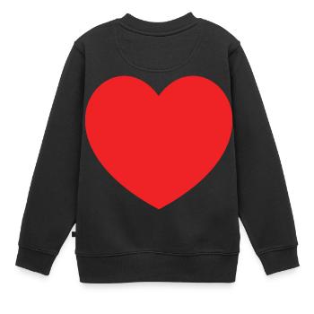 Red Heart - Sweat Premium enfant bio - noir - Dos - AI Model Kid Female (0cm)