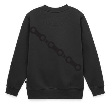 Chaîne de vélo - Sweat Premium enfant bio - noir - Dos - AI Model Kid Female (0cm)