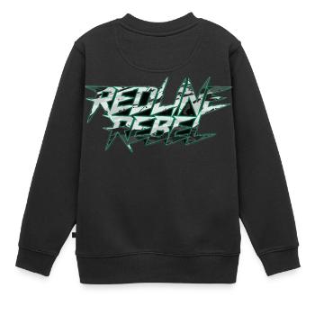 Redline Rebel : Design pour les passionnés de PS - Sweat Premium enfant bio - noir - Dos - AI Model Kid Female (0cm)