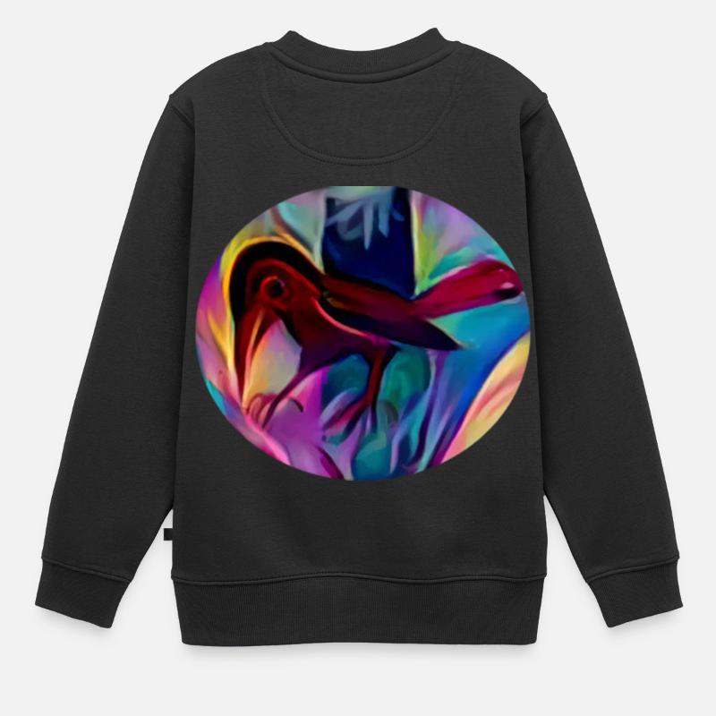 Rabe - Kinder Premium Organic Sweatshirt - Schwarz