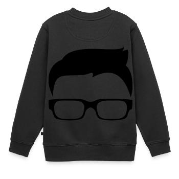 Hipster - Sweat Premium enfant bio - noir - Dos - AI Model Kid Female (0cm)