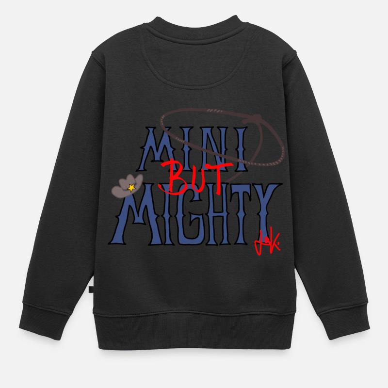 MINIBUTMIGHTY - Sweat Premium enfant bio - noir