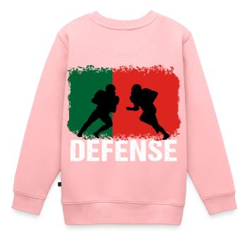Football américain Portugal Défense - Sweat Premium enfant bio - rose - Dos - AI Model Kid Female (0cm)