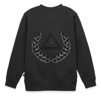 Veni Vidi Vici - Kids Premium Organic Sweatshirt - black - Back - AI Model Kid Female (0cm)