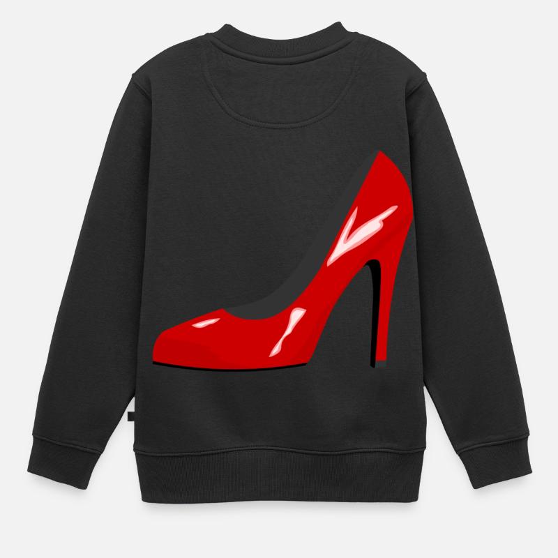 chaussures à talon - Sweat Premium enfant bio - noir