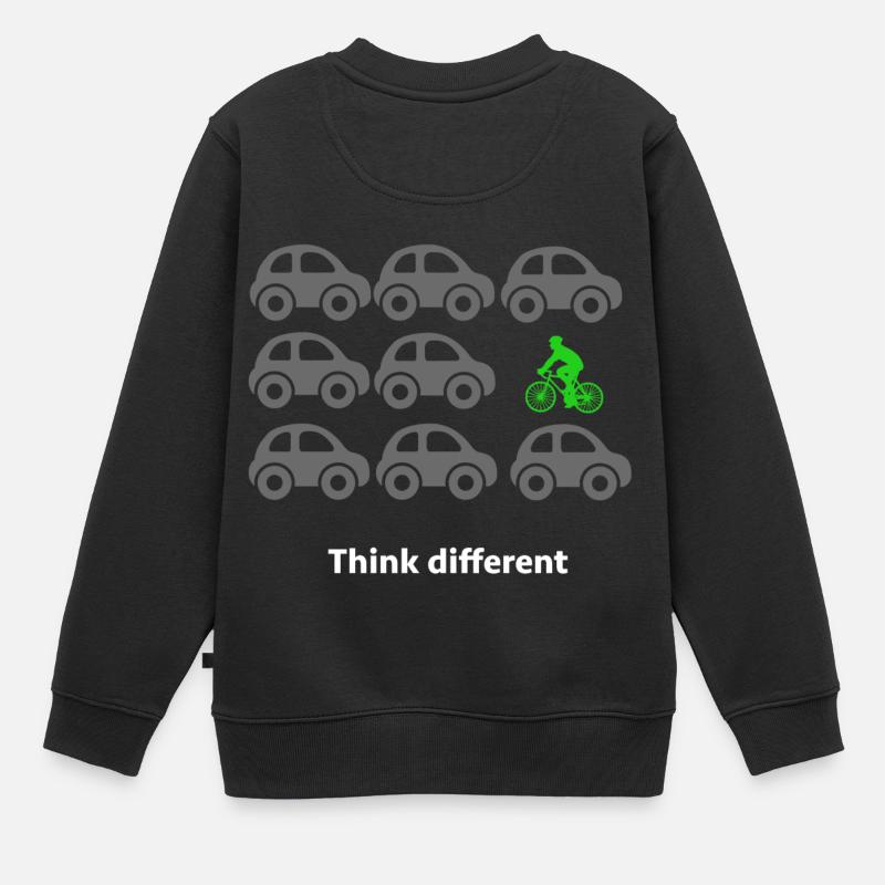 cyclisme - Sweat Premium enfant bio - noir
