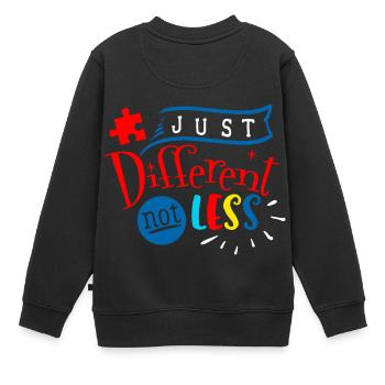 Autismus Autist ADHS Autism Asperger Geschenk - Kinder Premium Organic Sweatshirt - Schwarz - Hinten - AI Model Kid Female (0cm)